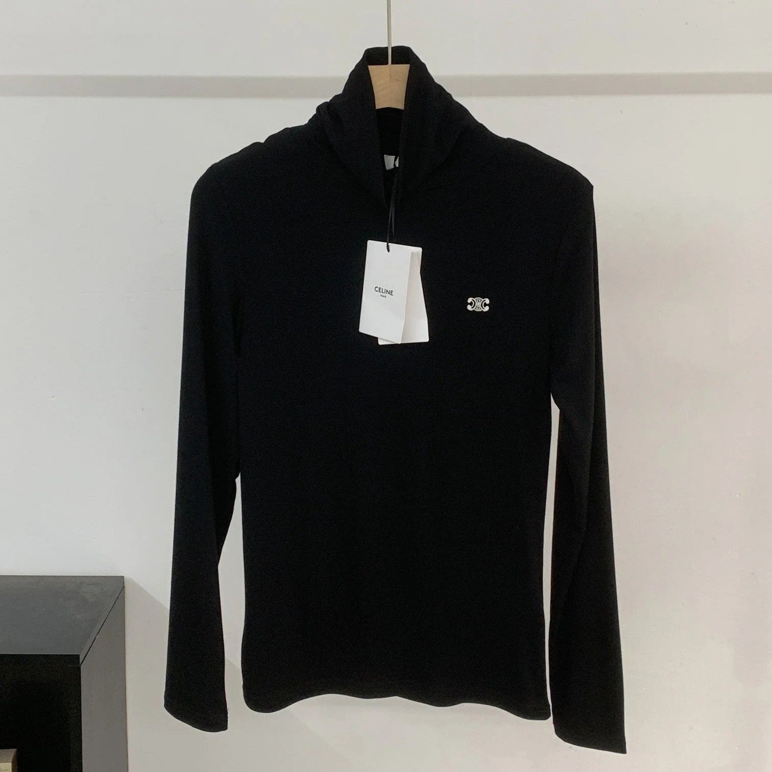 CELINE 25S EMBROIDERED LONG-SLEEVE T-SHIRT 0038