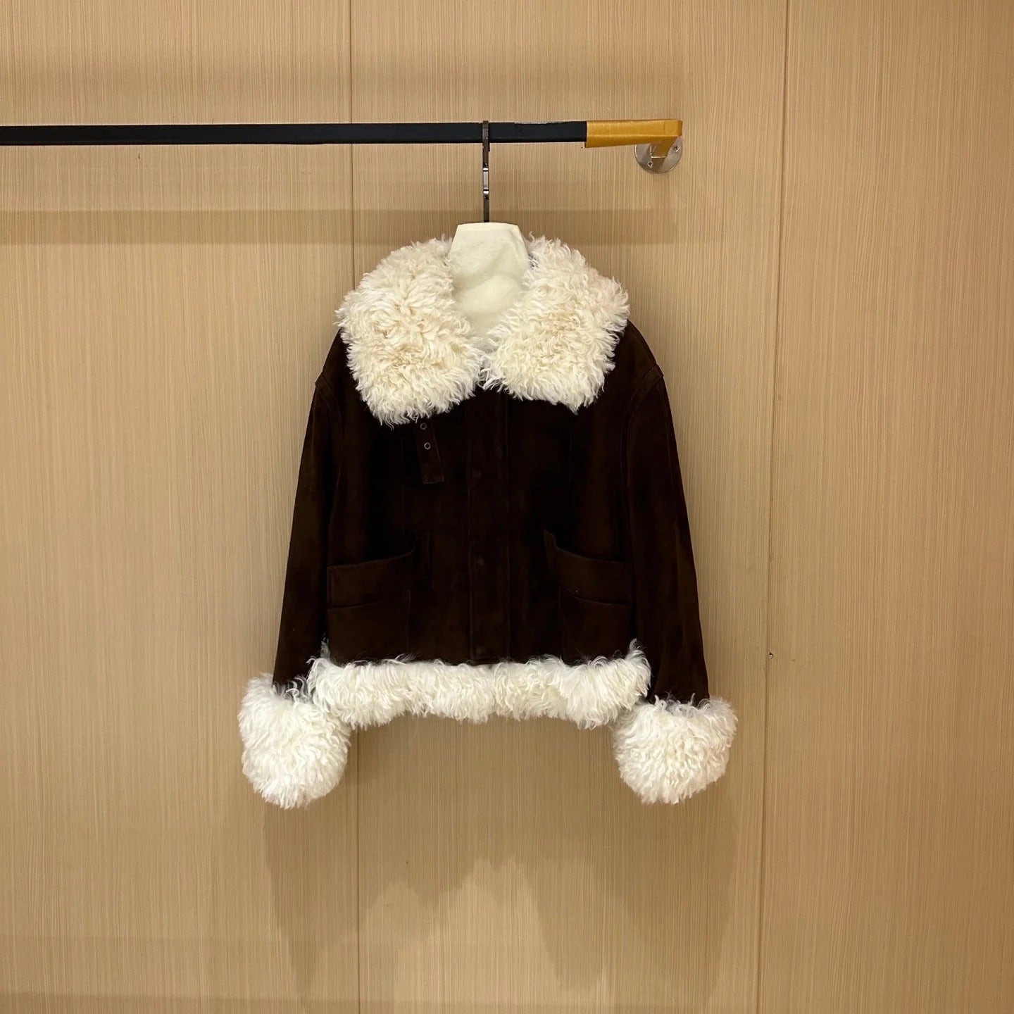 MIUMIU LEATHER DOWN JACKET STYLE 712