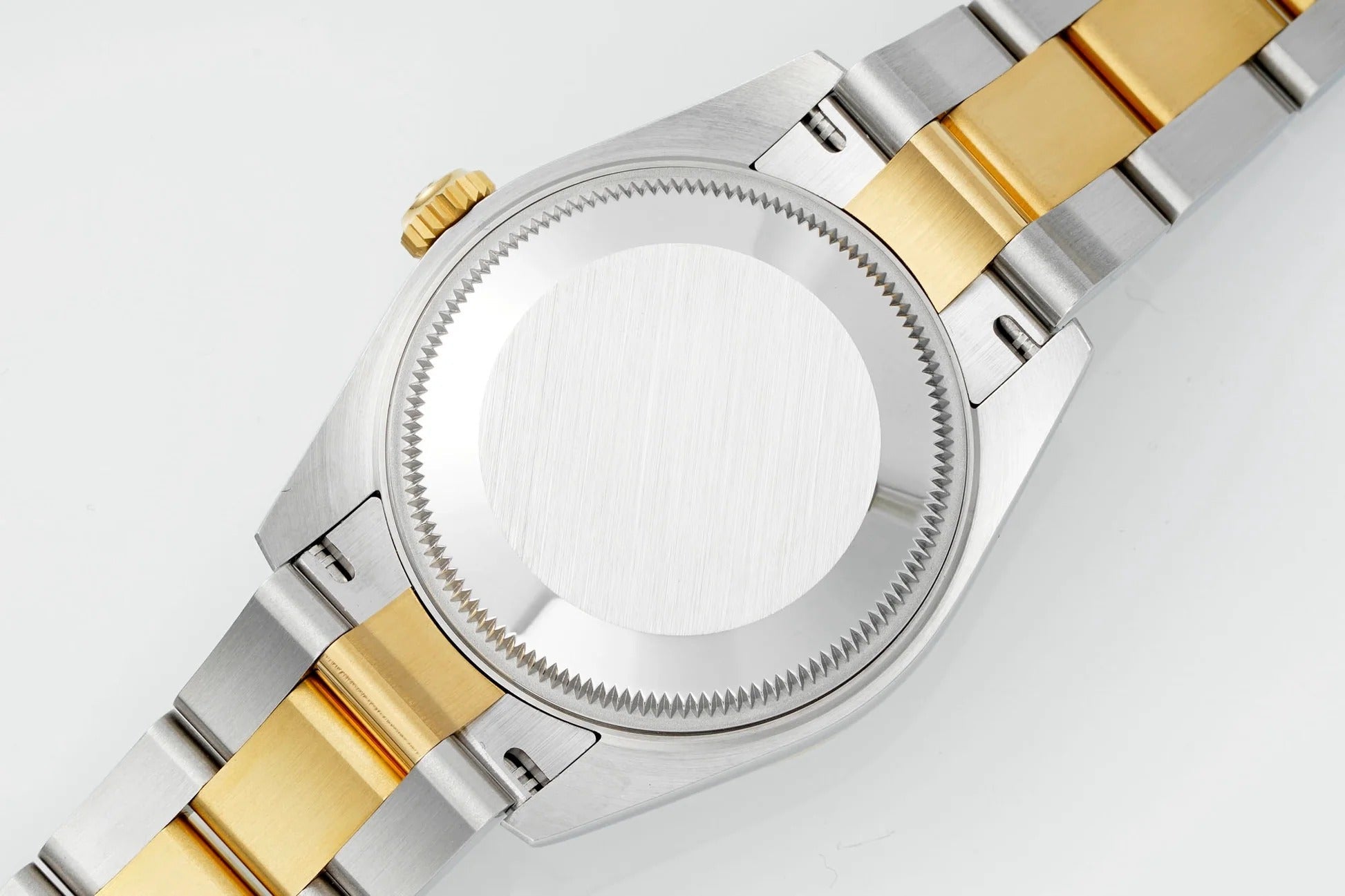 Rolex Datejust 31mm Two-Tone Yellow Gold Fluted Bezel Champagne Dial