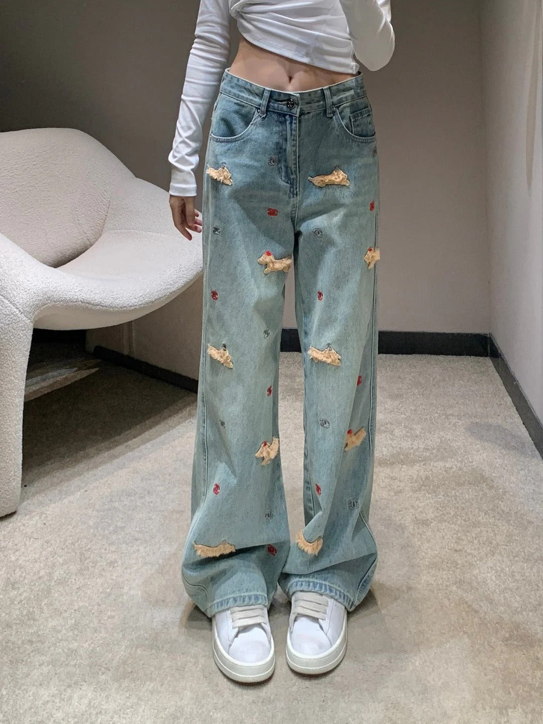 CHANEL 25S DENIM JEANS STYLE 124