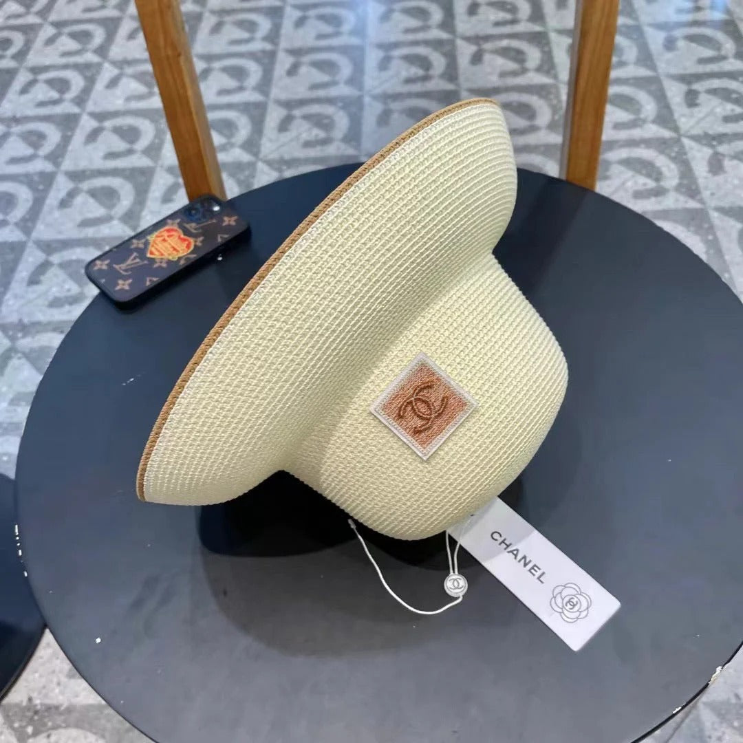 STRAW CLOCHE HAT IVORY 672757