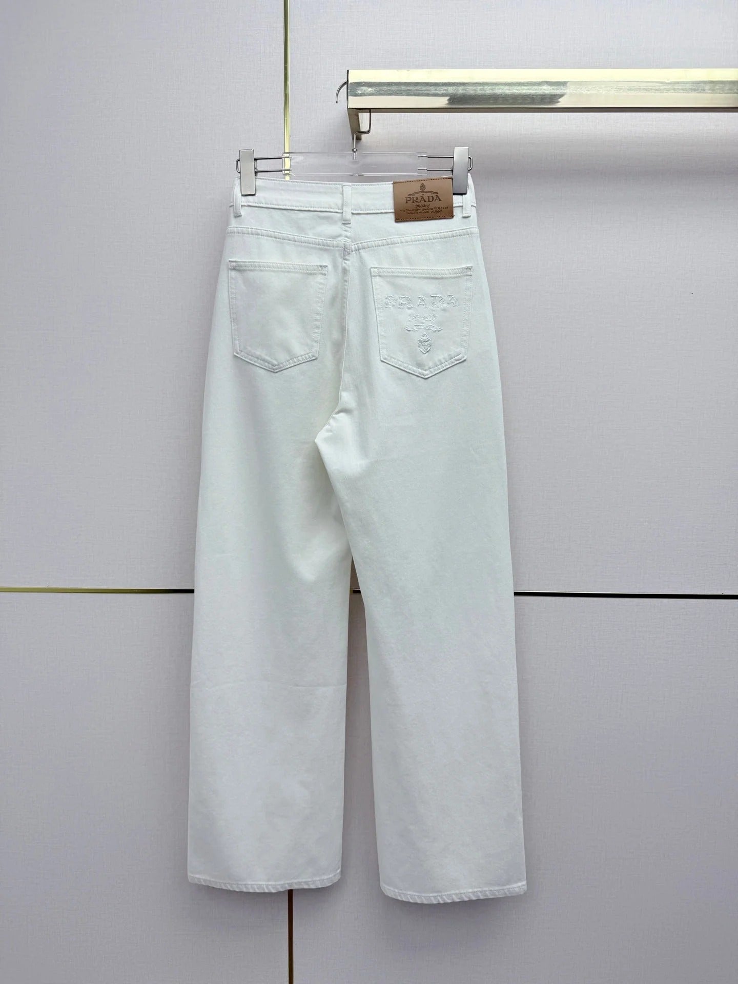 Prada 2026 Straight Leg Jeans Cotton 367748