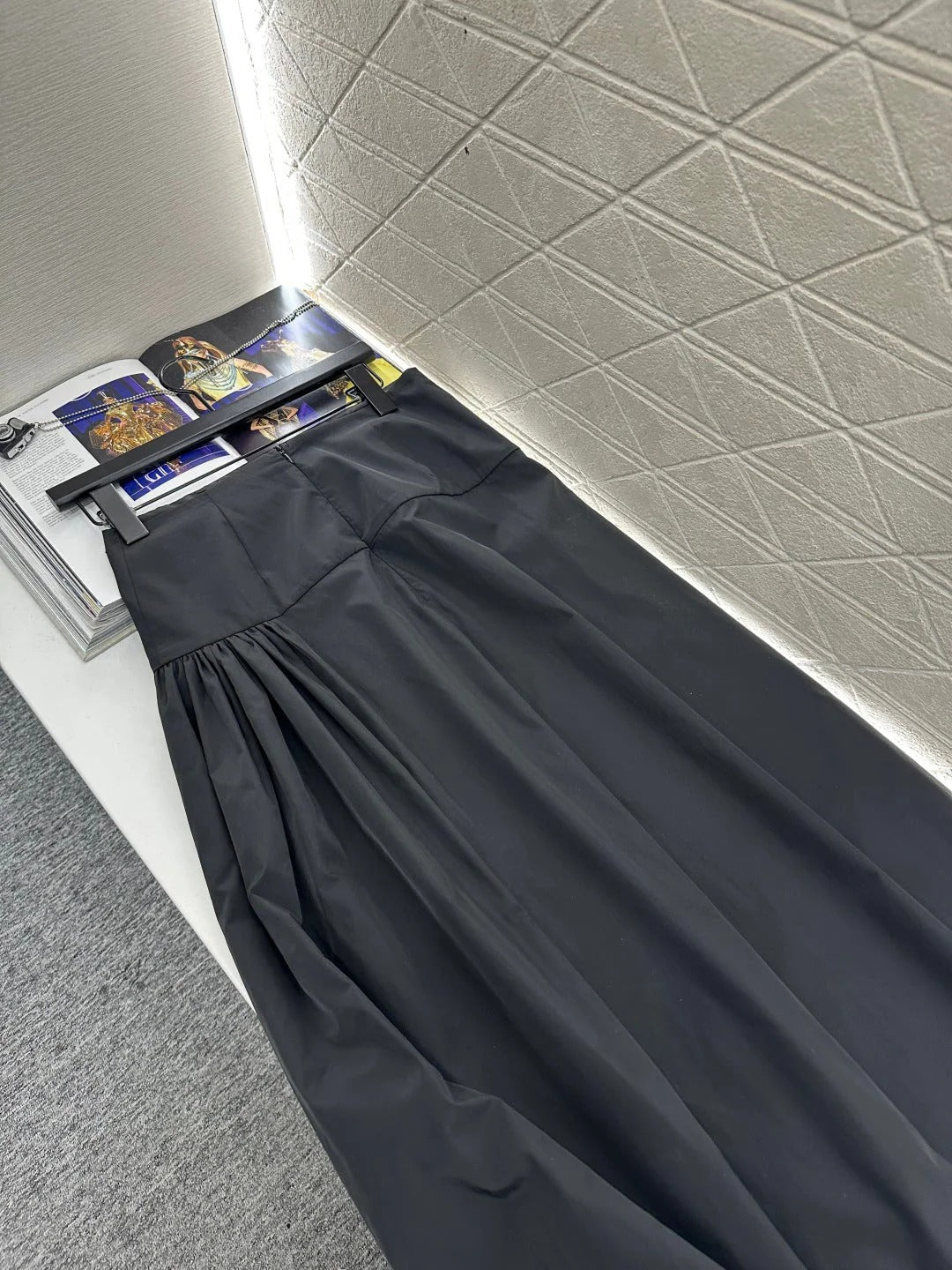 CHANEL 25S LONG PLEATED SKIRT 615