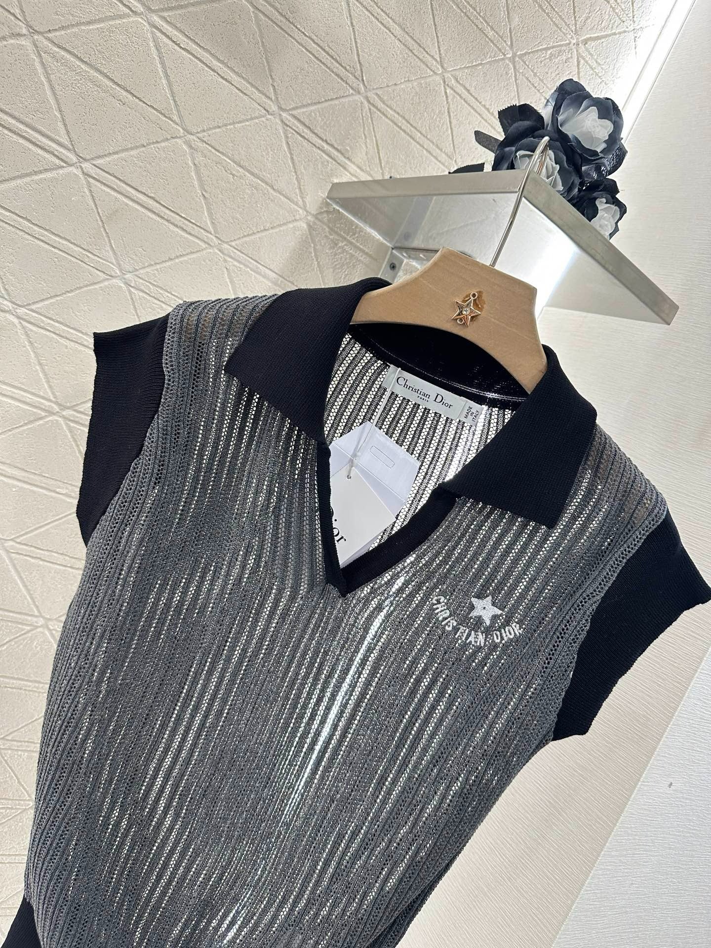 DIOR V-NECK KNIT SWEATER 276685