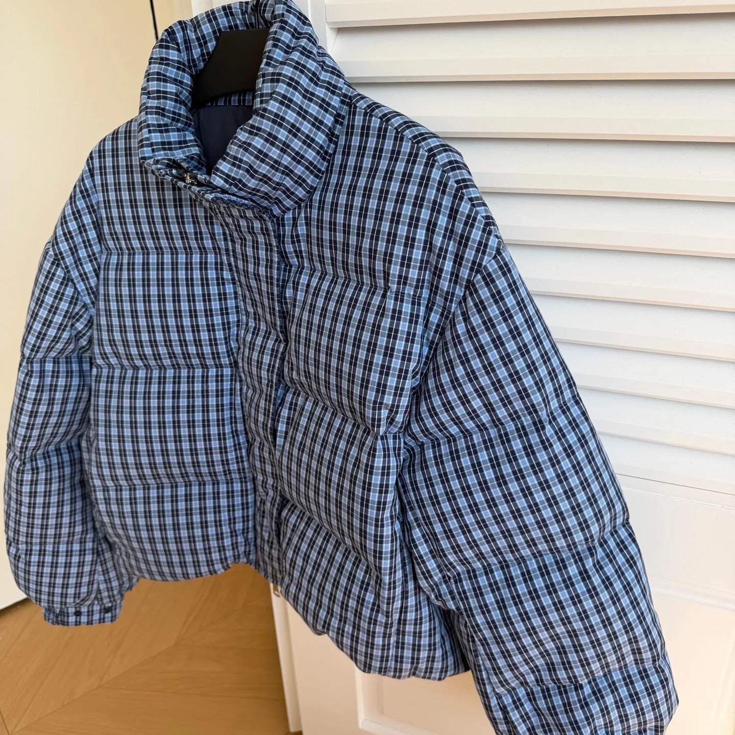 MIUMIU PLAID PUFFER JACKET STYLE 668