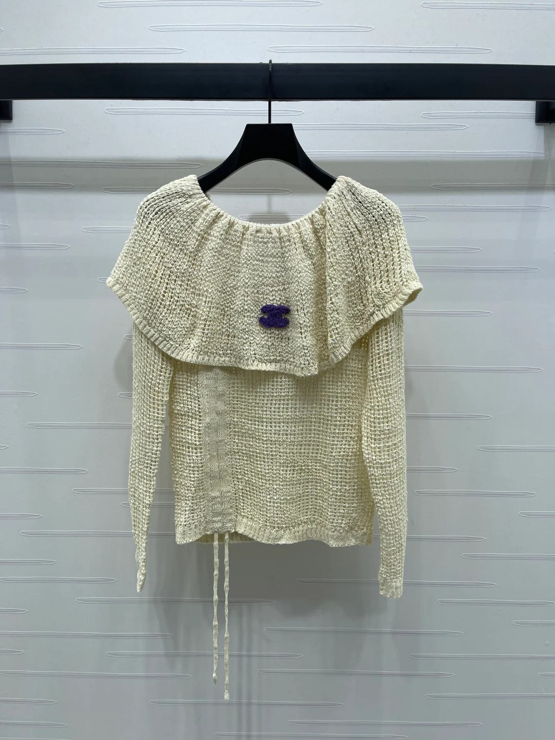 Chanel 2026 Ruffle Collar Long Sleeves Wool