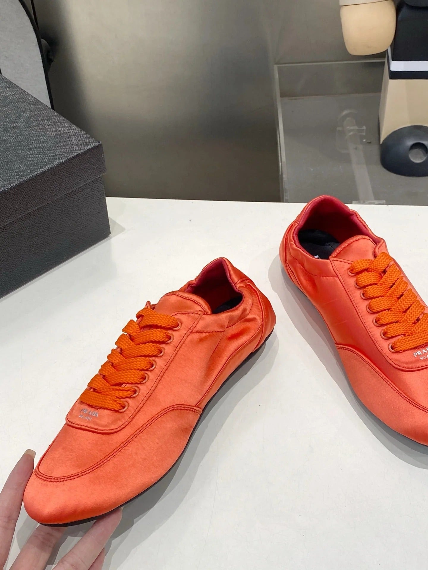 PRA 26S Casual Sneaker Orange Satin 628549