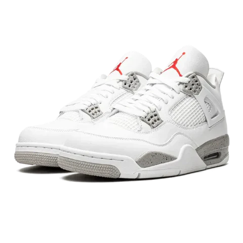 Nike Air Jordan 4 Retro White Oreo Leather