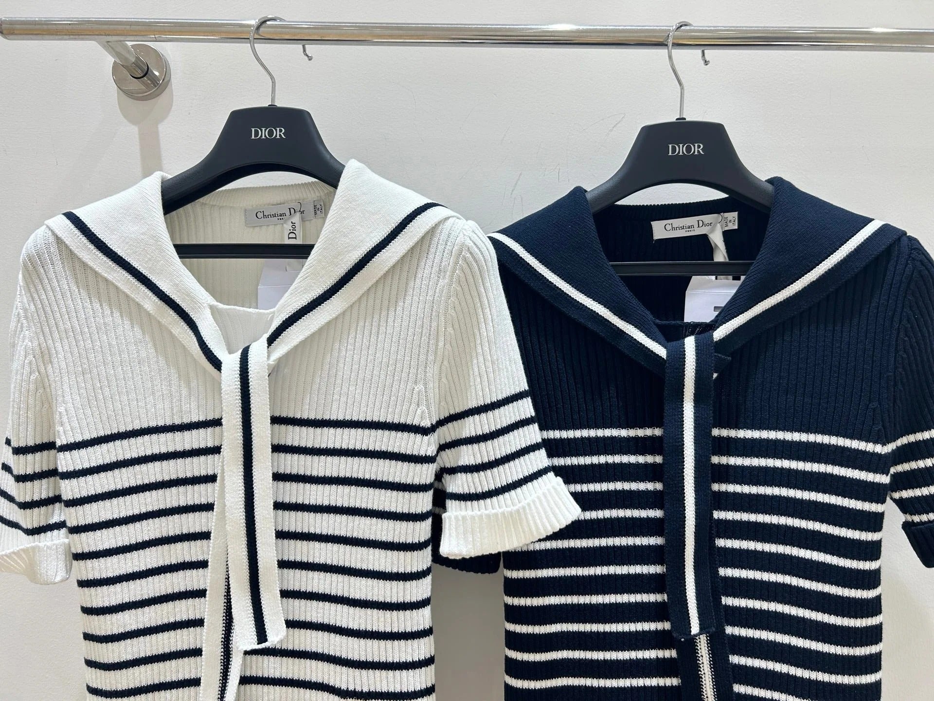 Dior 2026 Short-Sleeved Shirts Bow Detail Tencel 479348