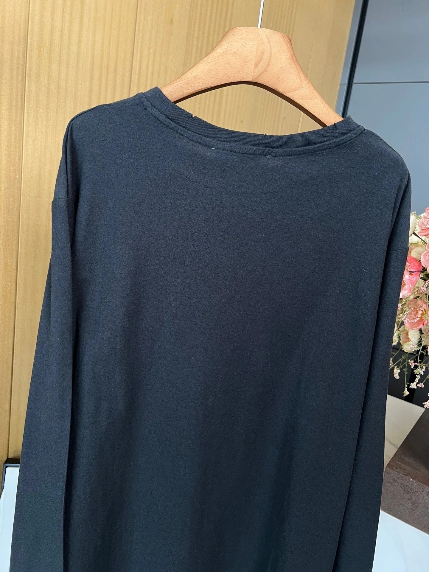 DIOR 25S LONG-SLEEVE CREW NECK T-SHIRT STYLE 198