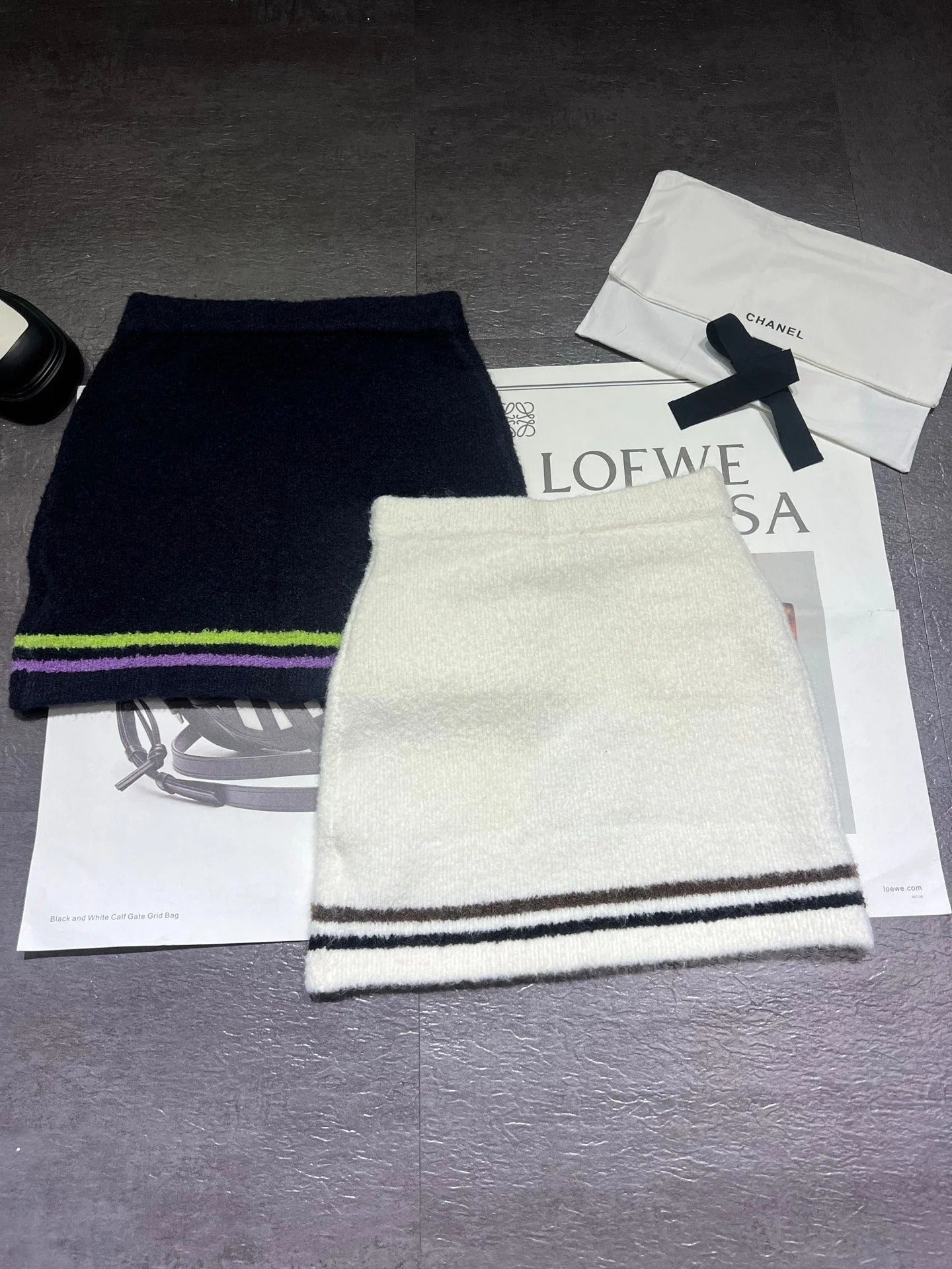 CHANEL 25S SKI COLLECTION SKIRT