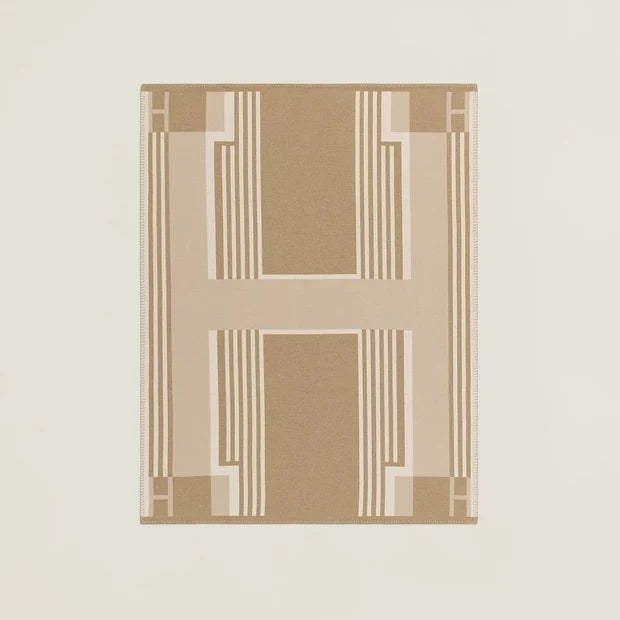 Hermes Ithaque Throw Blanket Wool Cashmere