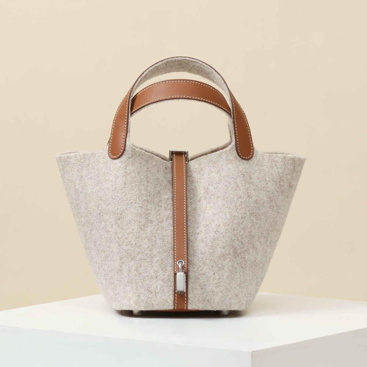 High-end Hermes 2026 Picotin Lock 19 Bag Felt And Swift Calfskin