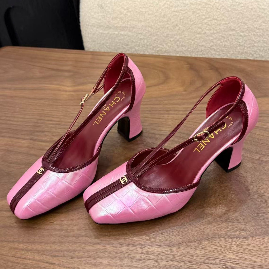 Chanel 2026 Mary Jane Slingback 85mm Leather 895338