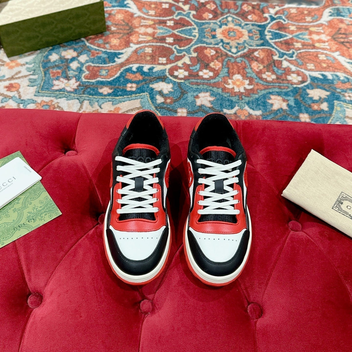 GG 26s Sneakers Multicolor Calfskin With Logo