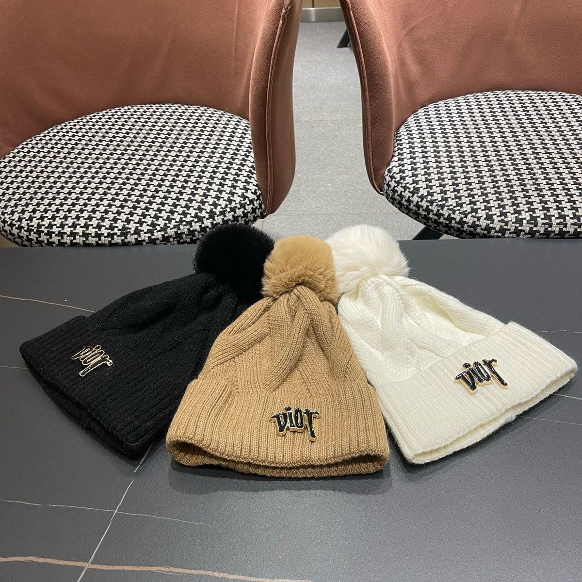 CD 26FW Knit Beanie Knitted Wool 552009