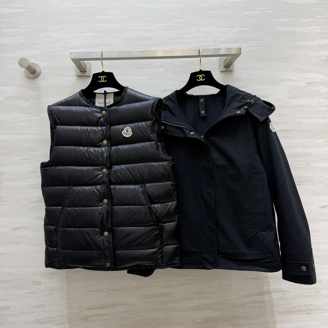 MC 26FW Detachable Hooded Jacket and Down Vest 2-Piece Set 449838
