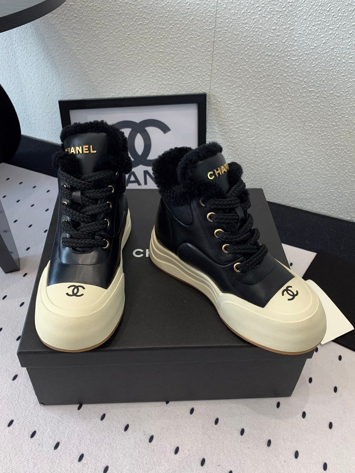 Chanel 2026 Short Boots Wool Leather 189956