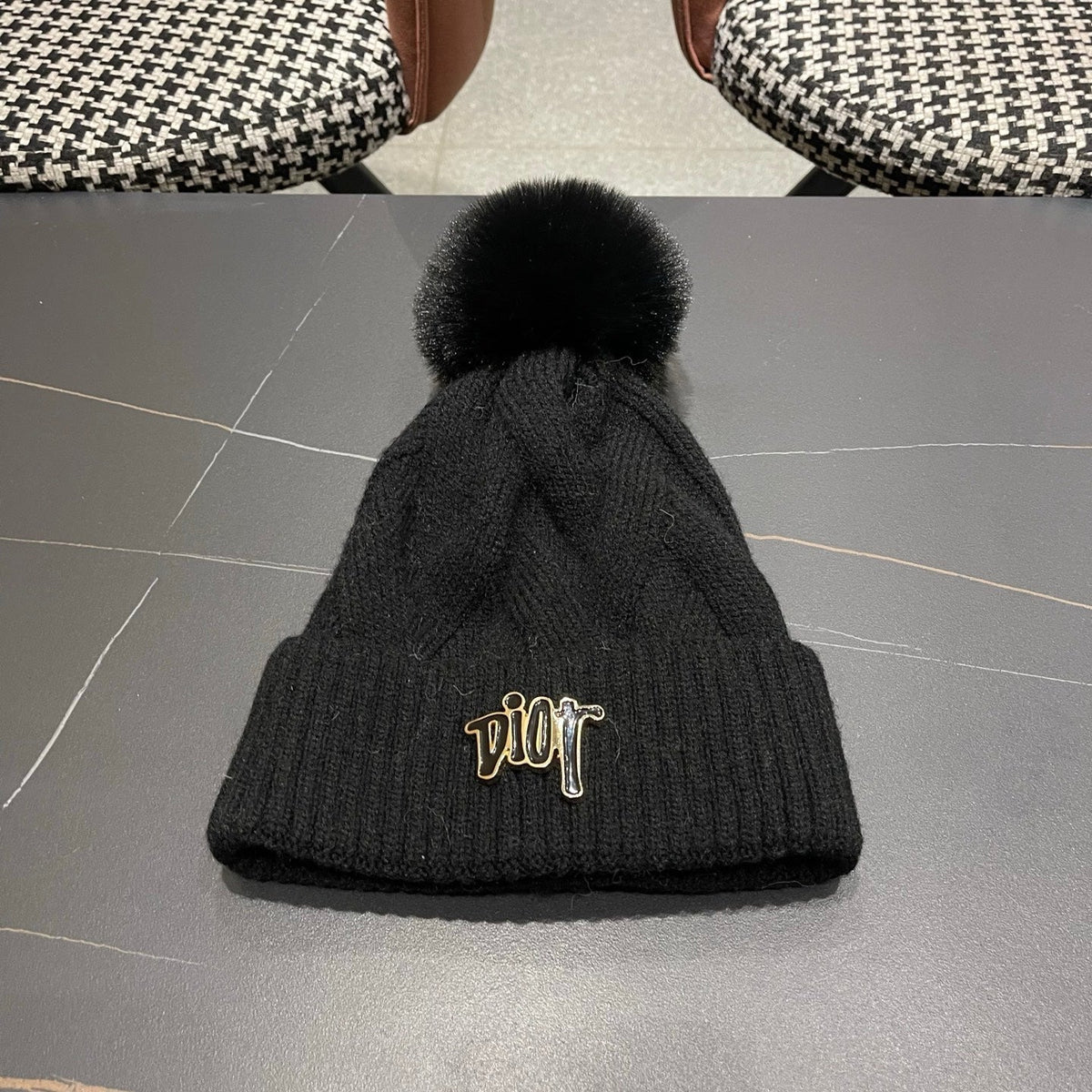 CD 26FW Knit Beanie Knitted Wool 552009