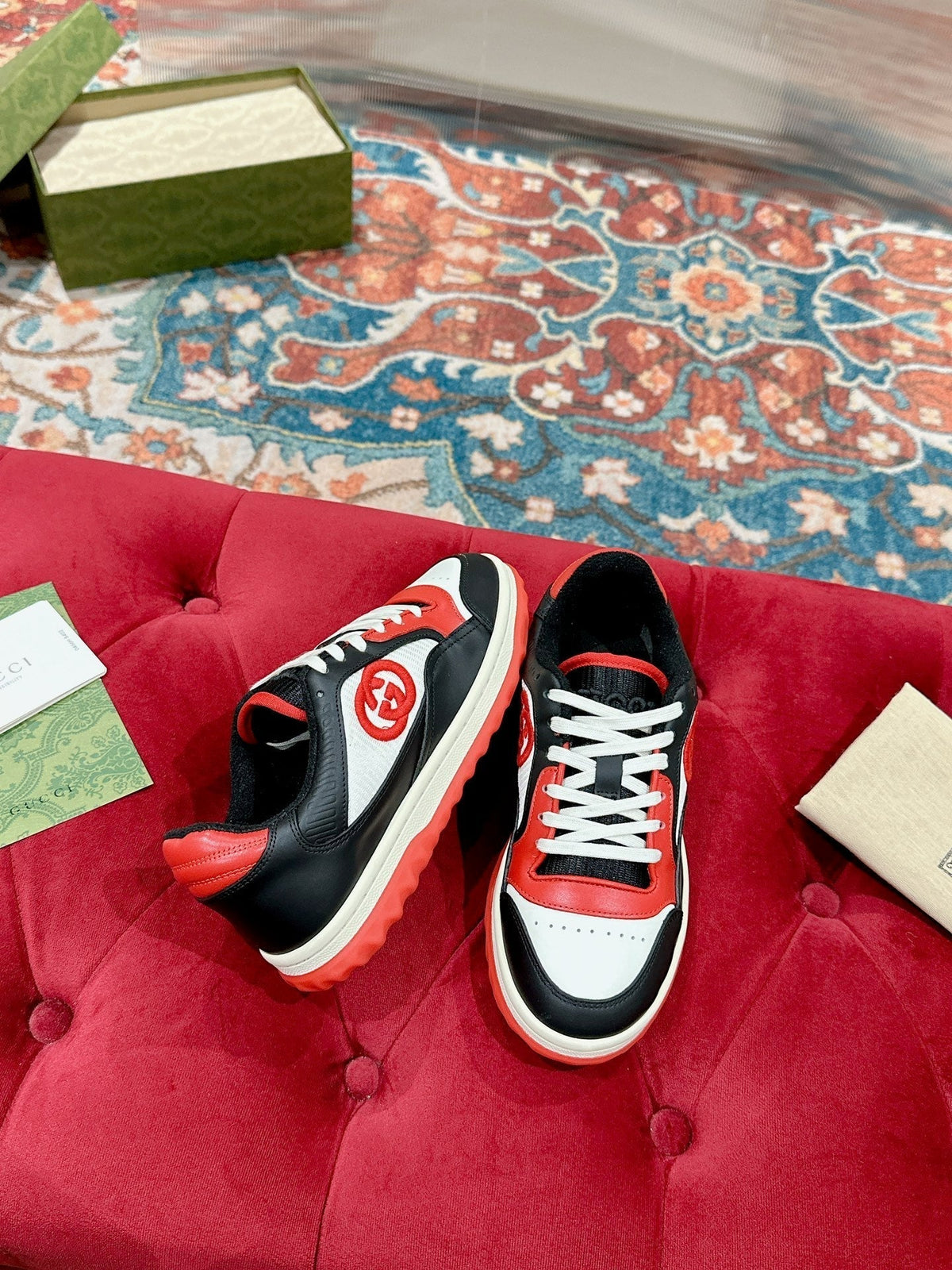GG 26s Sneakers Multicolor Calfskin With Logo