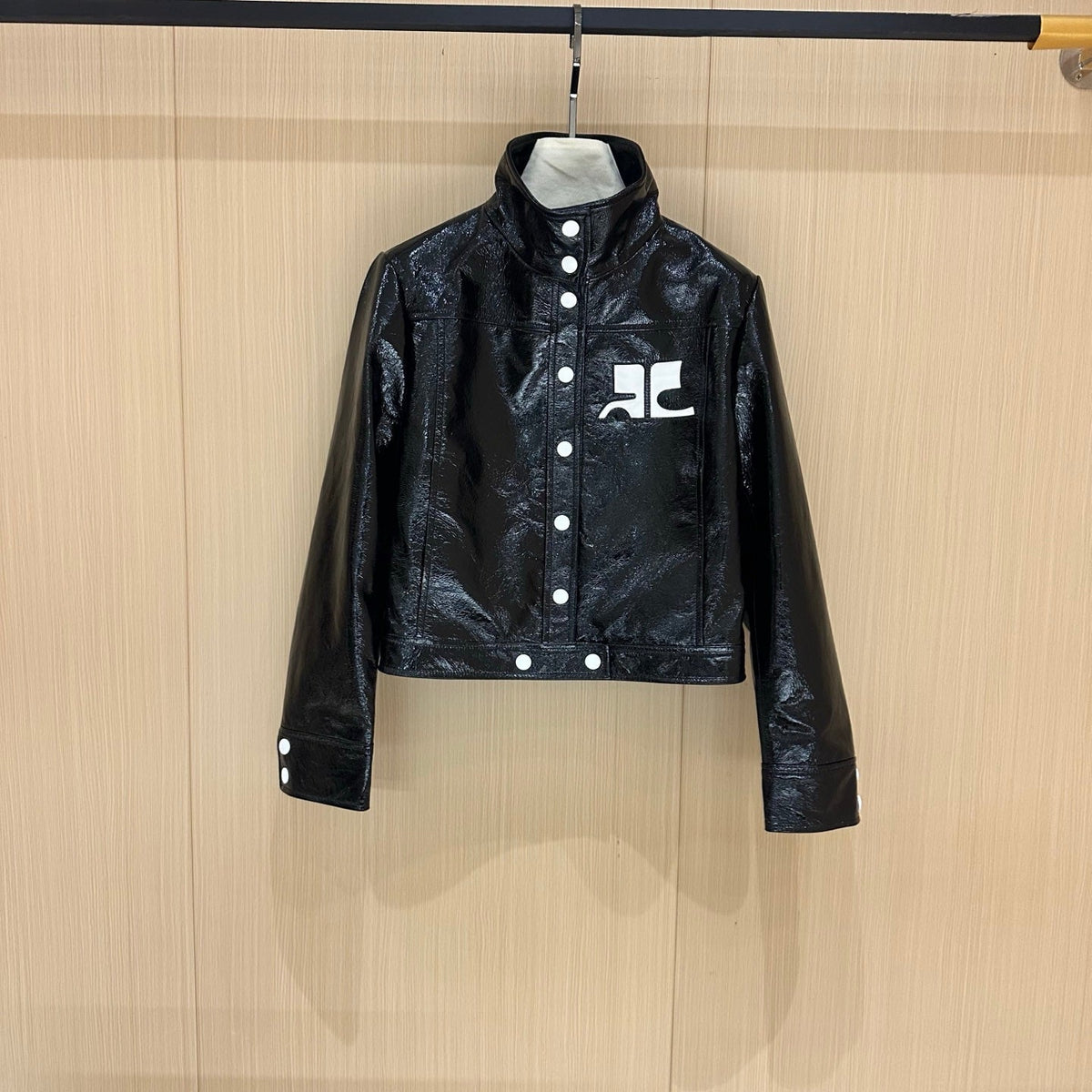 AC Reedition Vinyl Jacket Black Sheepskin