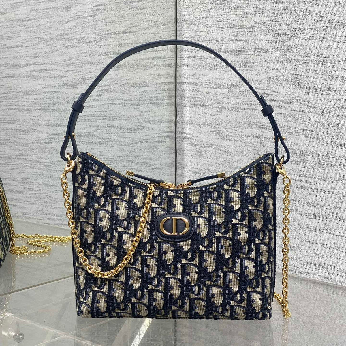 Dior 2026 Montaigne Diorling Mini Bag 19cm Leather Canvas 408712
