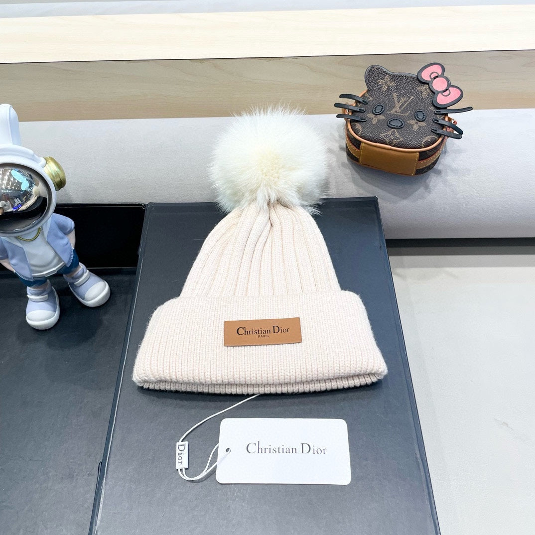 CD 26FW Knit Beanie Hat Wool Blend 563708