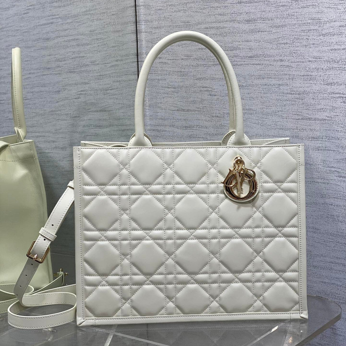 Dior 2026 Macrocannage Book Tote Bag 36cm Leather 409623