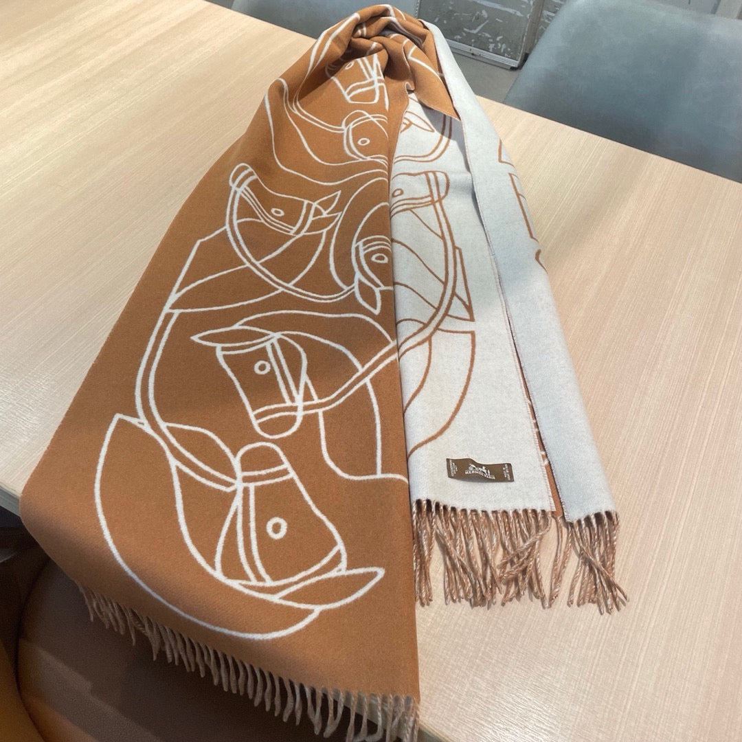 HM Long Scarf 40×195cm Cashmere 561637
