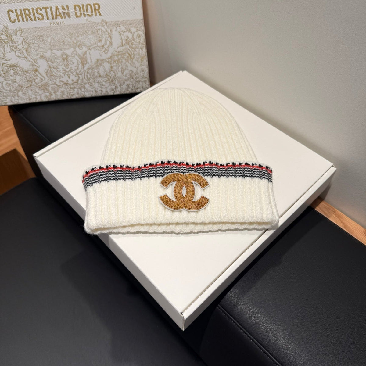 CC 26FW Beanie Hat Wool Knit 563732