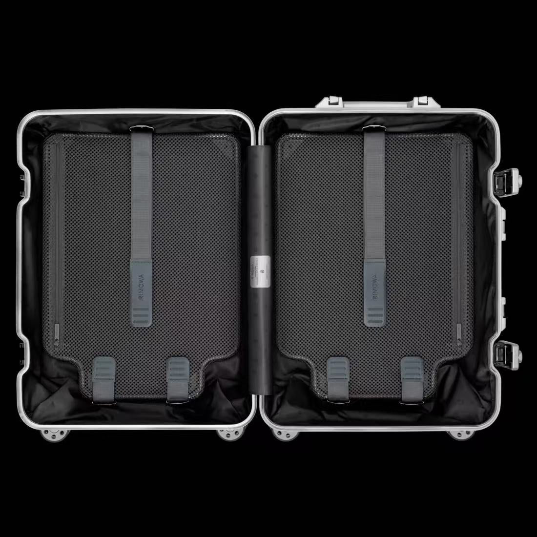 Rimowa Suitcase 20 inch Silver Aluminum