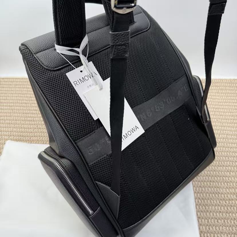 Rimowa 26FW Never Still Large Backpack 44cm Black Cowhide