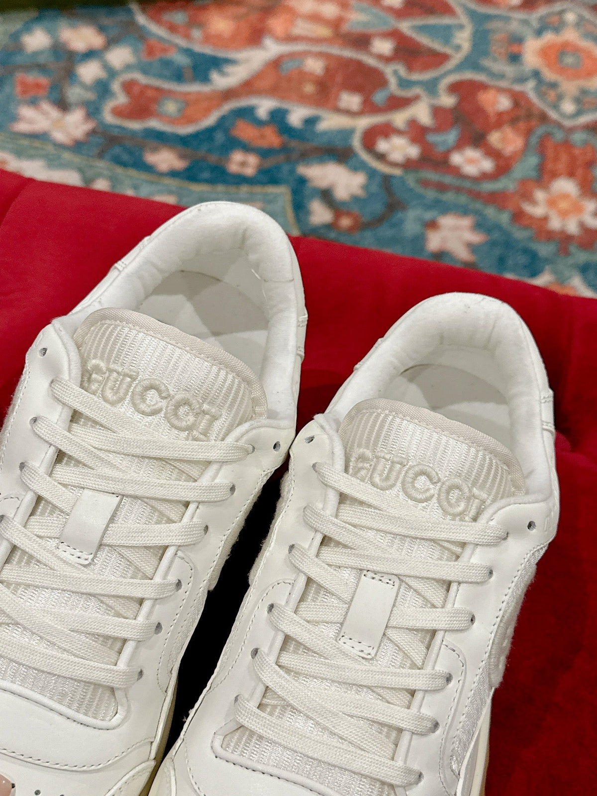 GG 26s Sneakers White Calfskin With Logo
