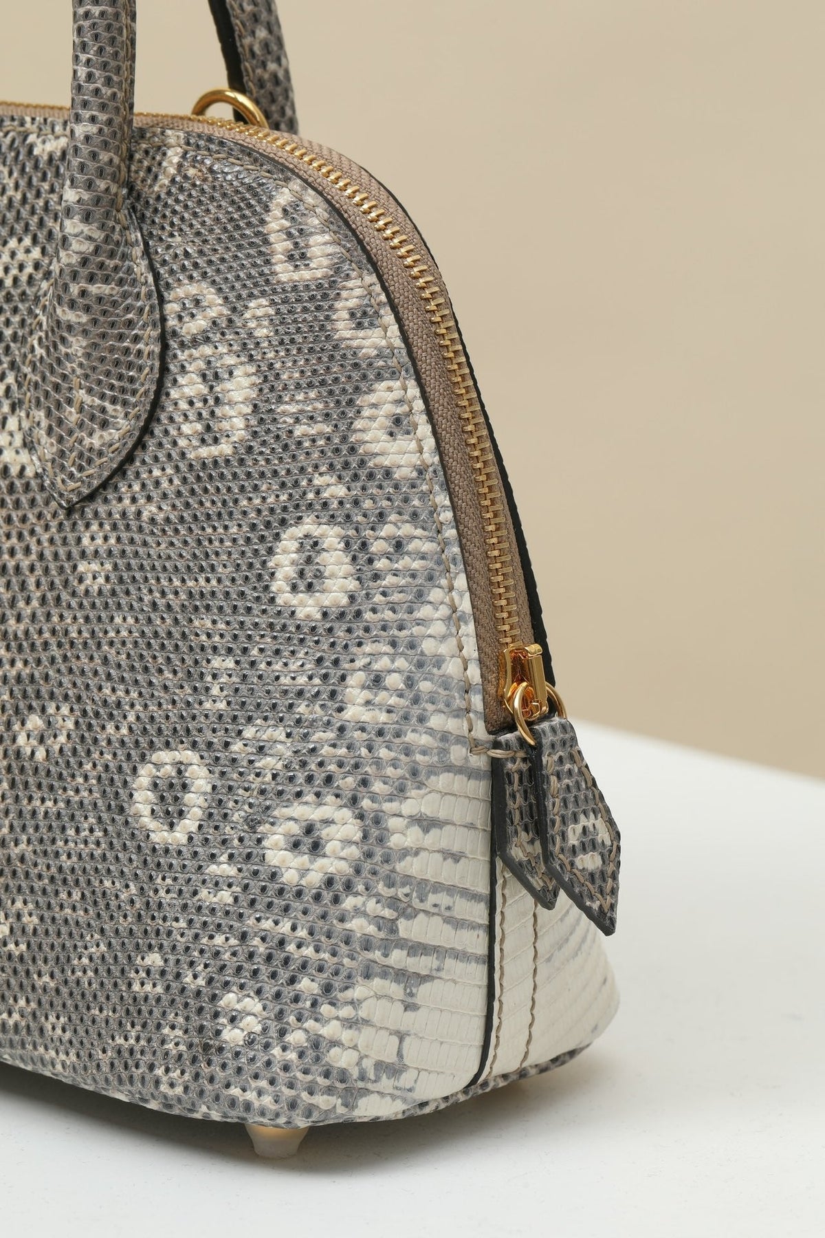 High-end Hermes 2026 Mini Bolide Bag 18cm Lizard Skin