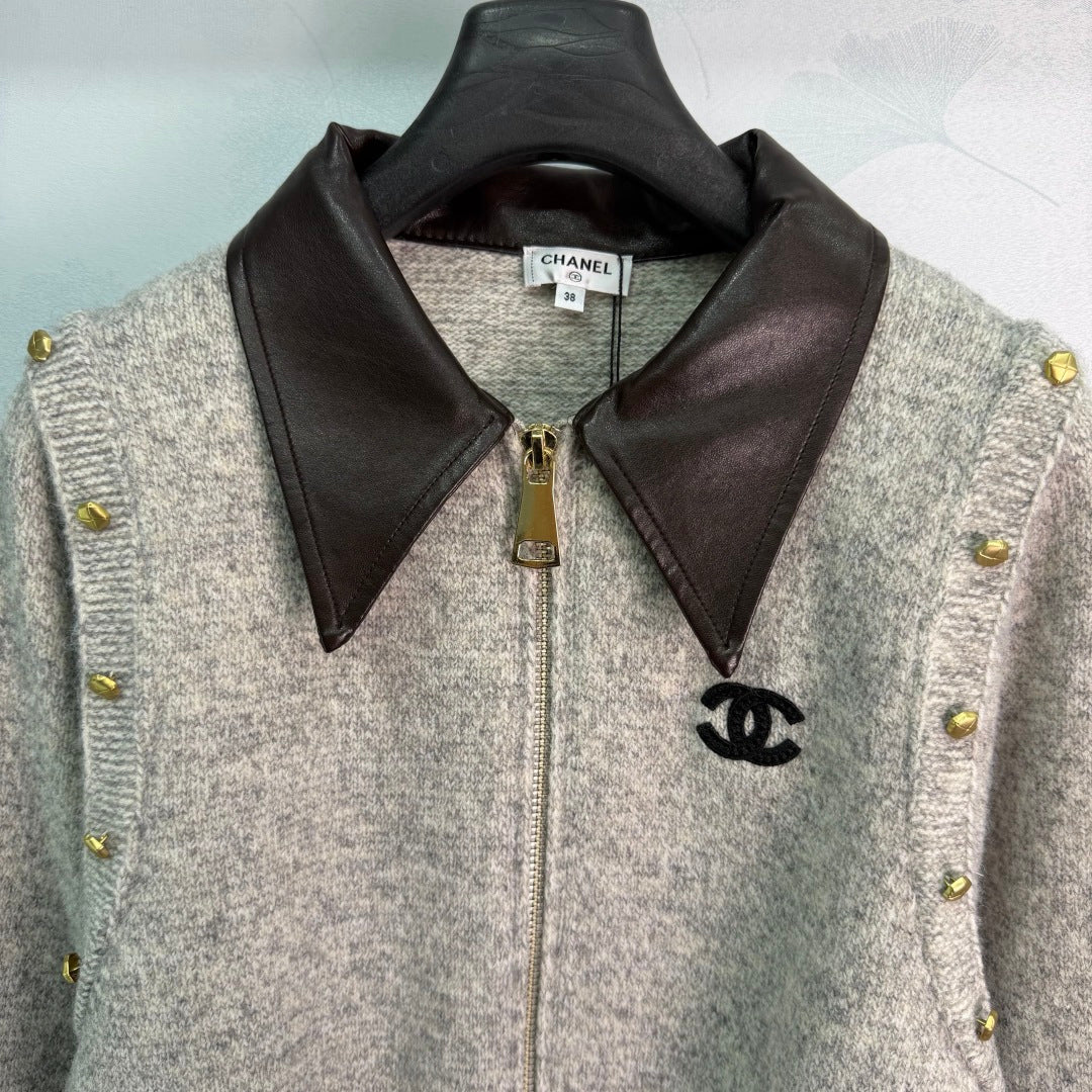 Chanel 2026 Short Zipper Jacket Wool 449494