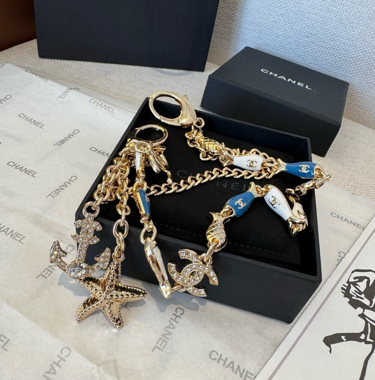 Chanel Marine Motif Bag Charm 546176