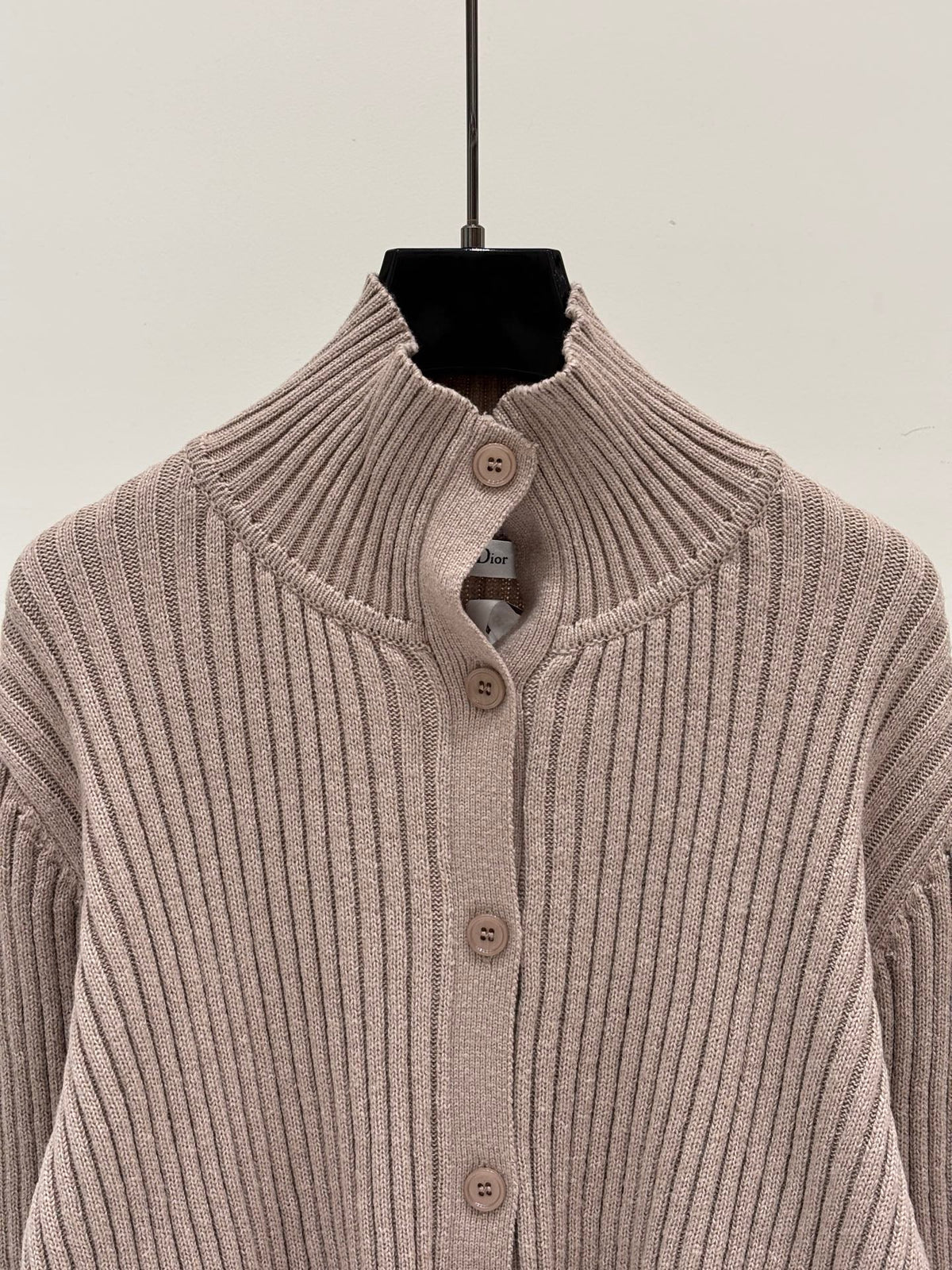 Dior 2026 Turtleneck Button-Down Cardigan Wool 431810