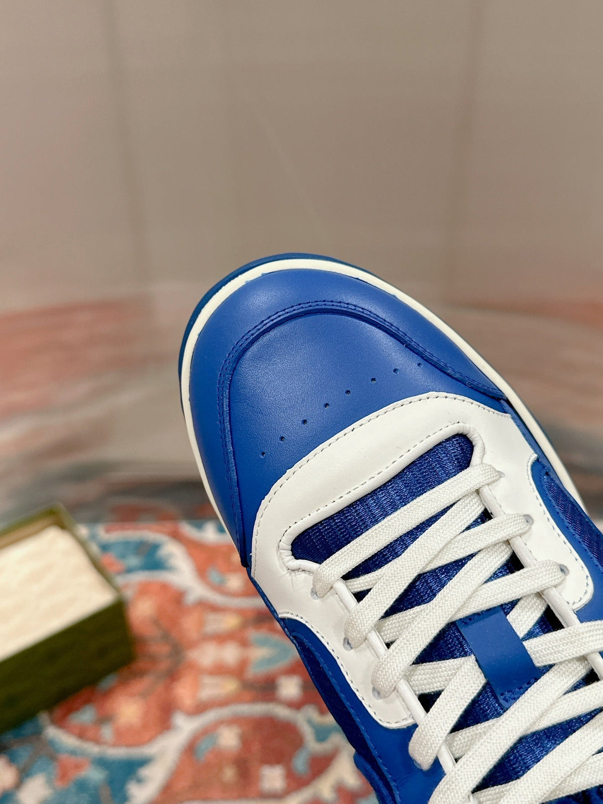 GG 26s Sneakers Blue Calfskin With Logo