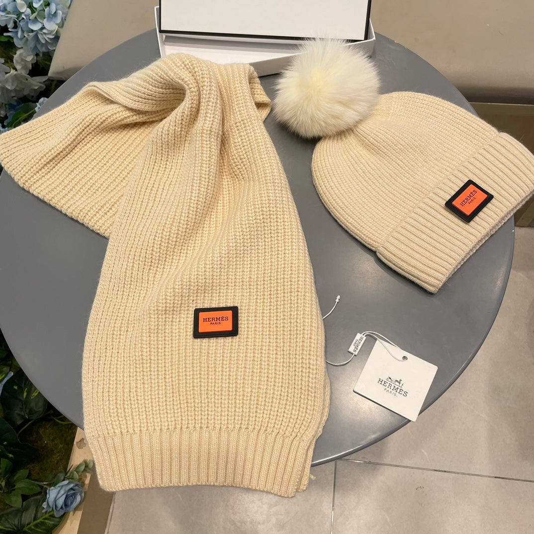 HM 26S Hat and Scarf Set Cotton 456015