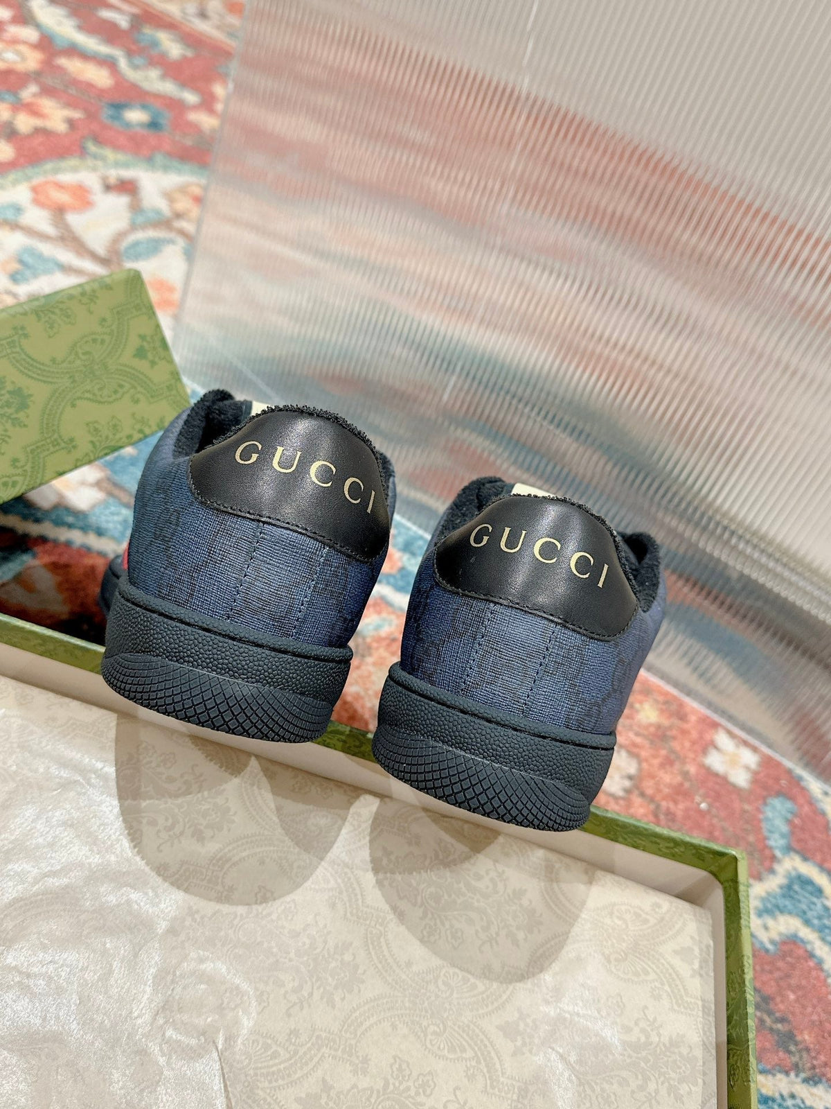 GG 26s Screener Sneaker Navy Blue Canvas