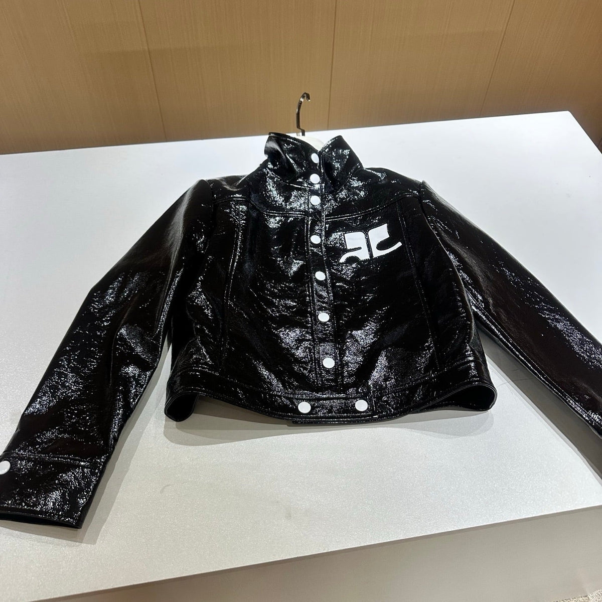 AC Reedition Vinyl Jacket Black Sheepskin