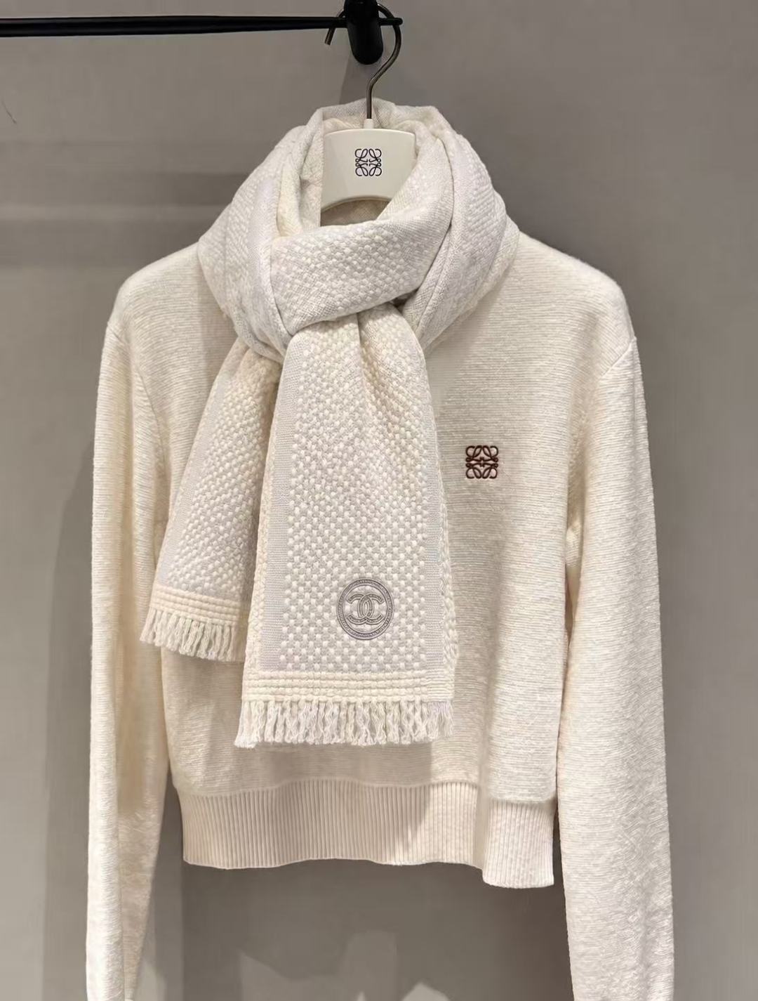 CC Long Scarf 35x200cm Sheep Wool 550710