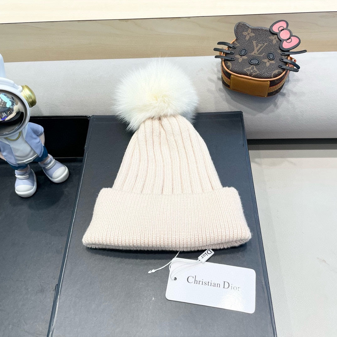 CD 26FW Knit Beanie Hat Wool Blend 563708