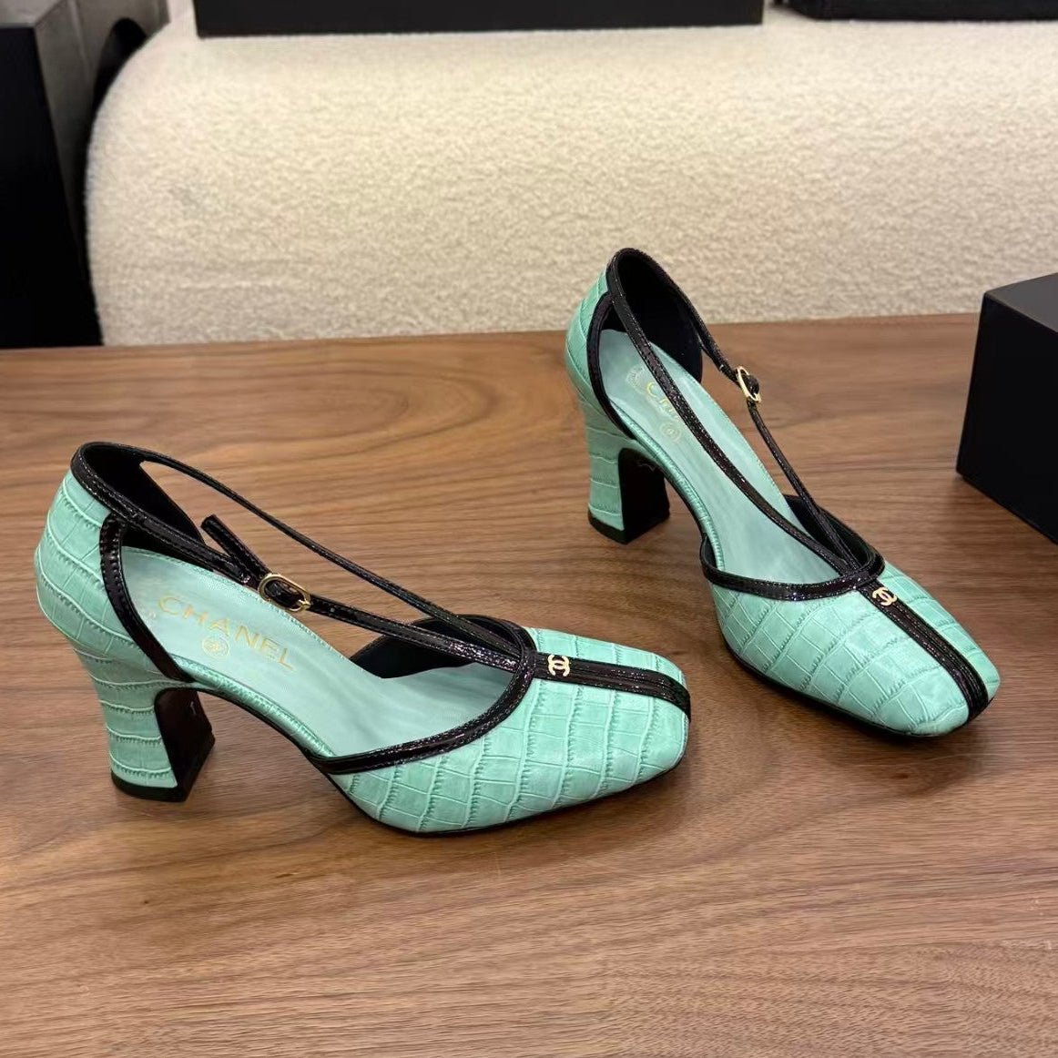 Chanel 2026 Mary Jane Slingback 85mm Leather 895338