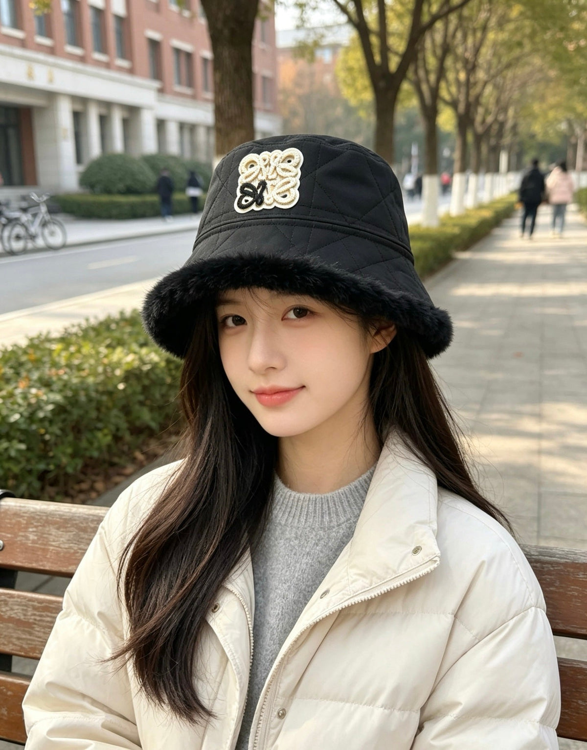Loewe 2026 Bucket Hat Fabric Wool 550238