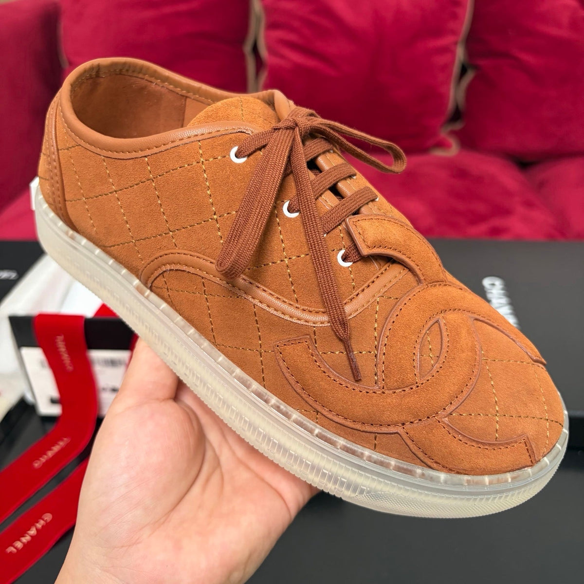 Chanel 2026 Low-Top Sneakers Suede Leather 188979