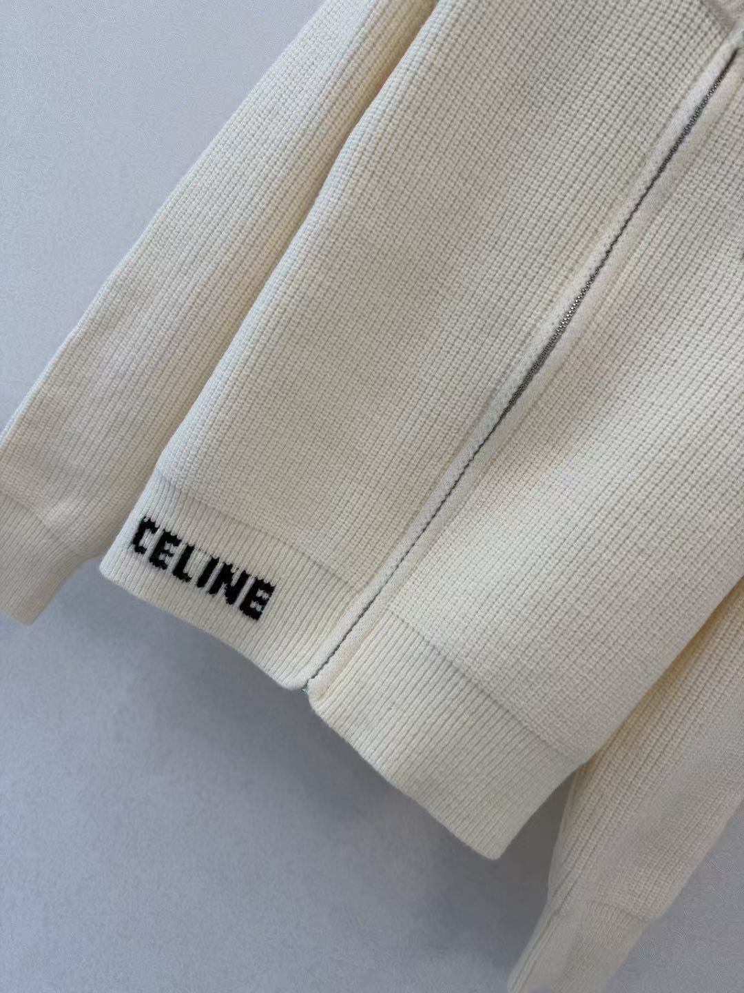 Celine 2026 Zip Cardigan Wool