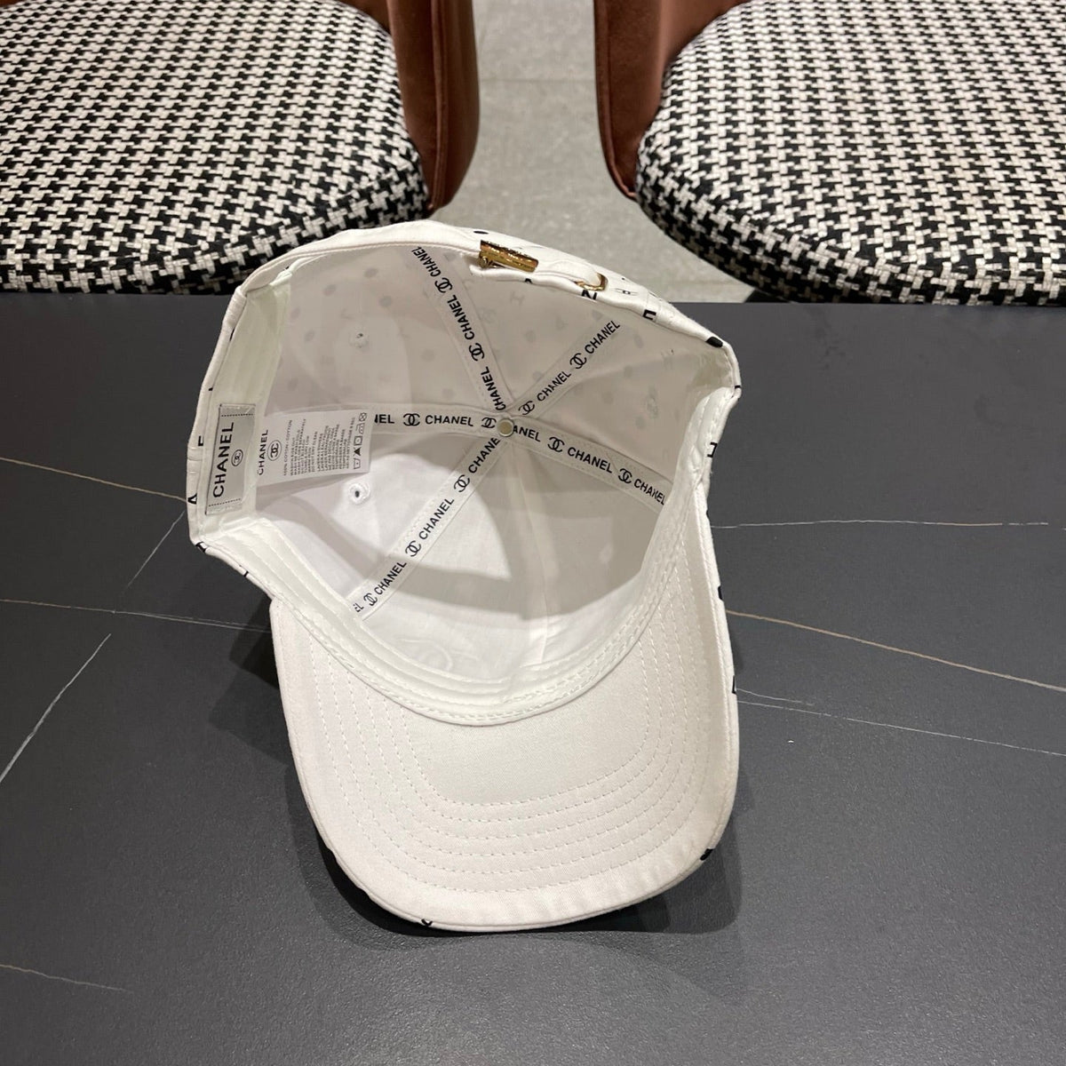 Chanel 2026 Polka Dot Baseball Cap 566030