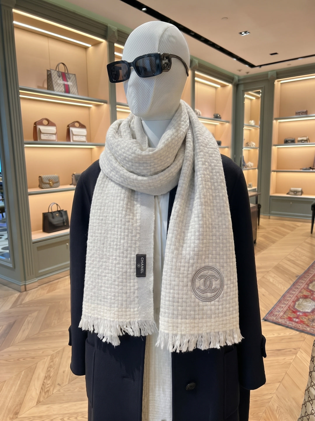CC Long Scarf 35x200cm Sheep Wool 550710