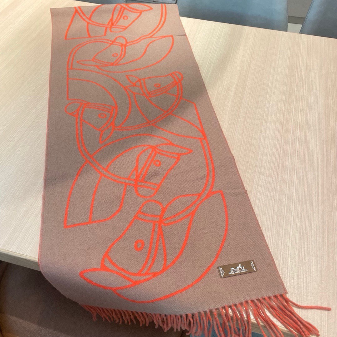 HM Long Scarf 40×195cm Cashmere 561637